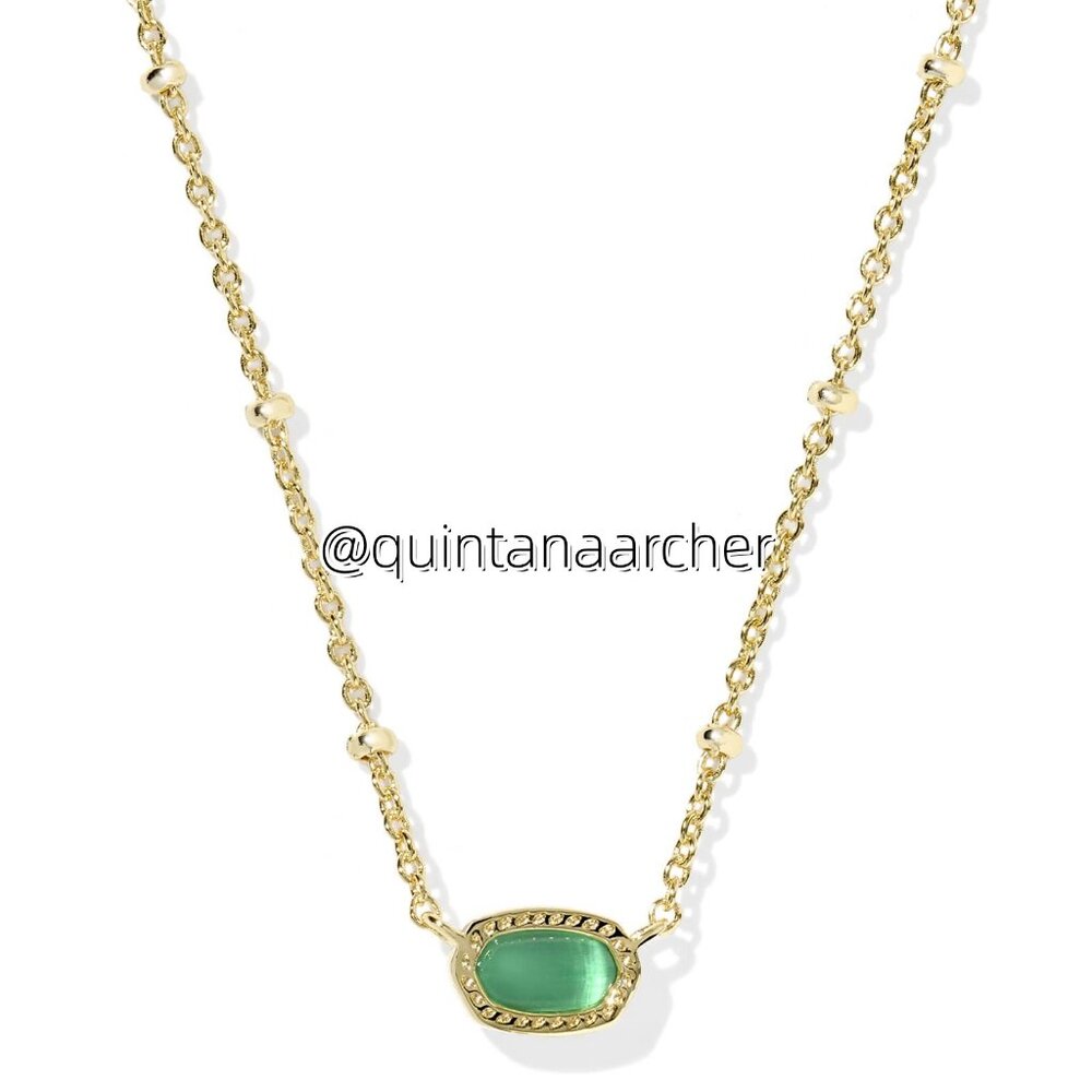 Mini Elisa Gold Satellite Short Pendant Necklace